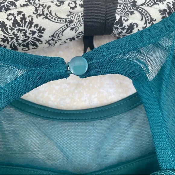 🪩Zenzi girls green lace party dress 10/12 - Picture 5 of 7